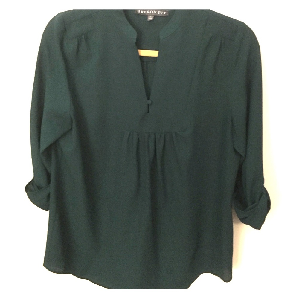 Flowey Dark green blouse